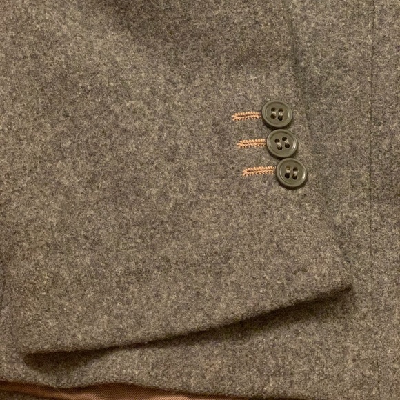 Vintage kids grey wool jacket - Picture 4 of 6